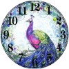 Hot Sale Peacock Clock 5D DIY Embroidery Cross Stitch Diamond Painting Kits UK NB0163
