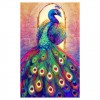 Cheap Oil Painting Styles Colorful Peacock 5d Diy Diamond Painting Kits UK AF9098