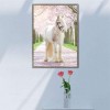 Cheap Romantic White Horse Diamond Painting Kits UK AF9184