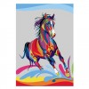 Cheap Modern Art Styles Colorful Horse Diamond Painting Kits UK  AF9182