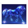 Beautiful Blue Horse Diamond Painting Kits UK for kids AF9155