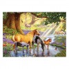 Warm and Sweet Forest Horse Diamond Painting Kits UK AF9180