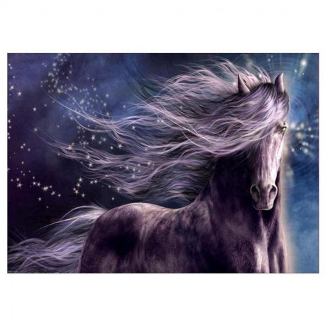 Cheap Elegant Horse Diamond Painting Kits UK AF9201