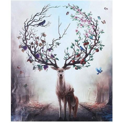 Dream Animal Deer 5d Diy Diamond Painting Kits UK KN80087