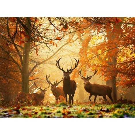 2019 Dream Animal Deer 5d Diy Diamond Painting Kits UK VM8936