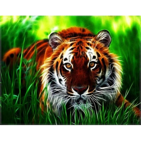 2019 New Animal Portraits Close Up 5d Diy Diamond Painting Tiger UK VM2001
