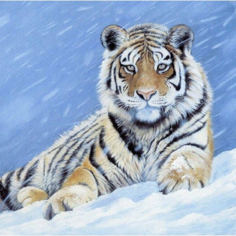 Winter 5D DIY Diamond Painting Tiger Embroidery VM92384