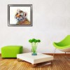 2019 New Cute Animal Tiger 5d Cross Stitch Diy Painting By Crystal Kits UK QB5096