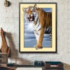 2019 New Hot Sale Tiger 5d Diy Diamond Painting Kits UK QB5071