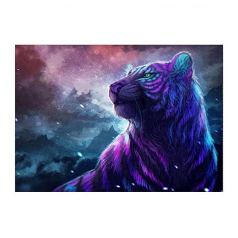 2019 Special Animal Tiger Picture 5d Diy Cross Stitch Full Diamond Painting Kits UK QB5057
