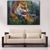 New Hot Sale Tiger 5d Cross Stitch Diy Painting By Crystal Kits UK QB5109