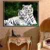 Hot Sale Animal Tiger 5d Diy Cross Stitch Diamond Painting Kits UK QB5068