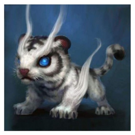 Dream Magic Animal Tiger 5d Cross Stitch Diy Painting By Crystal Kits UK QB5093