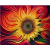Modern Art Sunflower Abstract Patterns 5d Diy Diamond Painting Kits UK VM79937