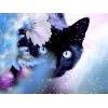 2019 Hot Sale Beautiful Black Cat 5d Diy Diamond Painting Kits Cross Stitch UK VM0003