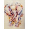 Color Elephant Full Drill 5D DIY Diamond Painting Kits UK VM90807