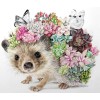 2019 Full Square Drill Hedgehog 5D Diy Embroidery Diamond Painting Kits UK NA00351