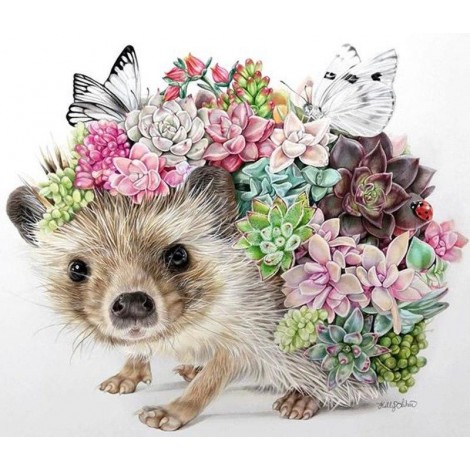 2019 Full Square Drill Hedgehog 5D Diy Embroidery Diamond Painting Kits UK NA00351