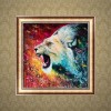 Hot Sale Watercolor Lion Pattern Diy 5d Full Diamond Painting Kits UK QB5871