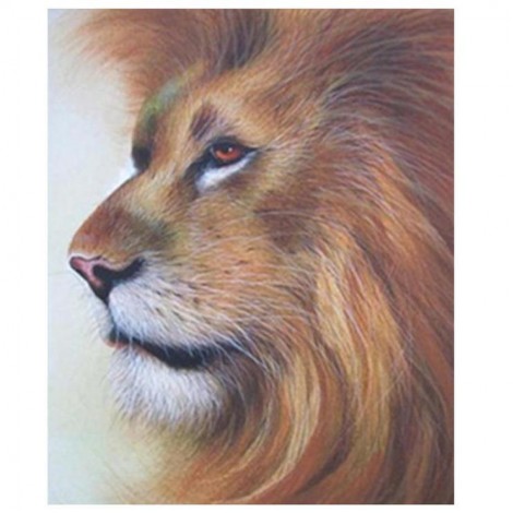 For Beginners Lion Pattern Diy 5d Full Diamond Painting Kits UK QB5861