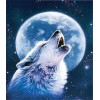 2019 New Dream Stitch Kit Night Sky 5d Diy  Diamond Painting Wolf UK VM8626