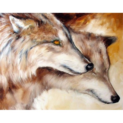 2019 Cheap Mosaic Wolf Wall Decor 5d Diy Diamond Painting Kits UK VM9885