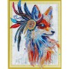 Half Drill Fox Diamond Painting Kits HD90005