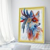 Half Drill Fox Diamond Painting Kits HD90005