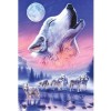 Wolf 5d Diy Diamond Painting Kits UK KN80045
