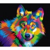 2019 Special Rhinestone Cross Stitch Wolf 5D DIY Diamond Painting Kits UK VM6022