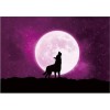 Best New Dream Wolf Pattern 5d Diy Cross Stitch Diamond Painting Kits UK QB6613