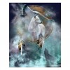 New Dream Catcher Wolf Pattern 5d Diy Cross Stitch Diamond Painting Kits UK QB657