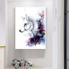 Watercolor Wolf Pattern 5d Diy Cross Stitch Diamond Painting Kits UK QB6605