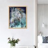 New Dream Catcher Wolf Pattern 5d Diy Cross Stitch Diamond Painting Kits UK QB657