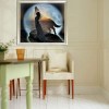 Dream Wolfs And Beauty Portrait 5d Diy Square Diamond Painting UK VM1964
