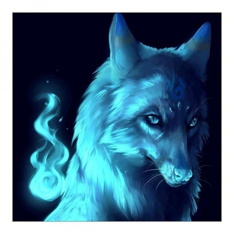 2019 Dream Square Diamond Wolf Kids Gift 5d Diy Diamond Painting Kits UK VM7393