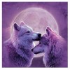 Cheap Dream Wolf Pattern 5d Diy Cross Stitch Diamond Painting Kits UK QB6583