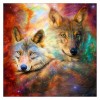 Cheap Oil Painting Style Wolf Pattern 5d Diy Cross Stitch Diamond Painting Kits UK QB6632