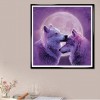 Cheap Dream Wolf Pattern 5d Diy Cross Stitch Diamond Painting Kits UK QB6583