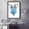 Cheap Special Style Wolf Pattern 5d Diy Cross Stitch Diamond Painting Kits UK QB64799