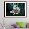 Best Special Wolf Picture Diy 5d Full Diamond Painting Kits UK QB6202