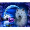 2019 Special Dream Colorful Wolf Portrait 5d Diy Diamond Painting Kits UK VM7804