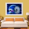 2019 Special Dream Colorful Wolf Portrait 5d Diy Diamond Painting Kits UK VM7804