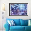 New Winter Landscape Forest wolf 5d DIY Diamond Painting Kits UK QB7158