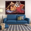 New Beauty And Animal Wolf 5d Diy Embroidery Diamond Painting Kits UK QB8101