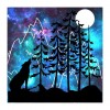 Cheap Dream Wolf Pattern 5d Diy Cross Stitch Diamond Painting Kits UK QB66366