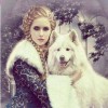 Hot Sale Full Square Wolf Beauty 5d Diy Paintings of Diamonds UK VM1962