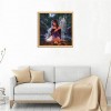 Popular Watercolor Beauty And Wolf Diamond Painting Kits UK AF9334