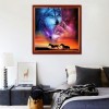 Dream New Wolf Horse Pattern 5d Diy Cross Stitch Diamond Painting Kits UK QB6610