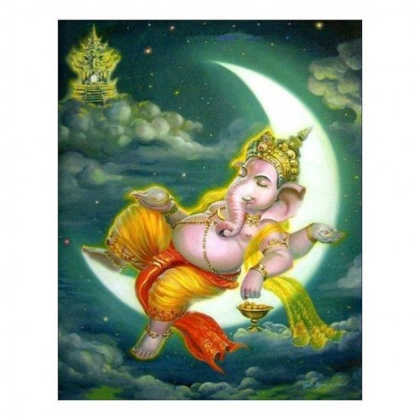 Special Hinduism Statue 5d Diy Embroidery Diamond Painting Kits UK QB809